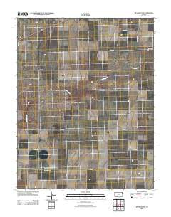Richfield NW Kansas Historical topographic map, 1:24000 scale, 7.5 X 7.5 Minute, Year 2012