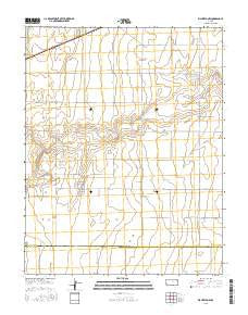 Richfield NW Kansas Current topographic map, 1:24000 scale, 7.5 X 7.5 Minute, Year 2015
