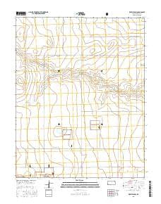 Richfield SW Kansas Current topographic map, 1:24000 scale, 7.5 X 7.5 Minute, Year 2015