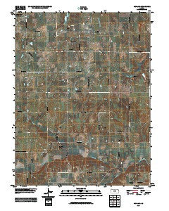 Richland Kansas Historical topographic map, 1:24000 scale, 7.5 X 7.5 Minute, Year 2009