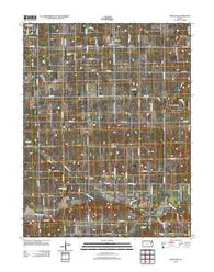 Richland Kansas Historical topographic map, 1:24000 scale, 7.5 X 7.5 Minute, Year 2012