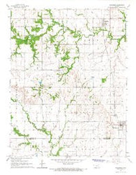 Richmond Kansas Historical topographic map, 1:24000 scale, 7.5 X 7.5 Minute, Year 1965