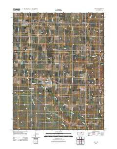Riley Kansas Historical topographic map, 1:24000 scale, 7.5 X 7.5 Minute, Year 2012