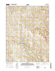 Riley Kansas Current topographic map, 1:24000 scale, 7.5 X 7.5 Minute, Year 2016