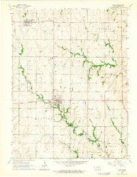 Riley Kansas Historical topographic map, 1:24000 scale, 7.5 X 7.5 Minute, Year 1964