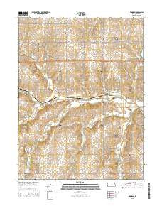Robinson Kansas Current topographic map, 1:24000 scale, 7.5 X 7.5 Minute, Year 2015