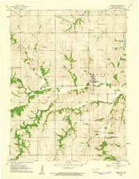 Robinson Kansas Historical topographic map, 1:24000 scale, 7.5 X 7.5 Minute, Year 1961