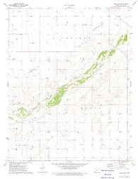 Rolla NW Kansas Historical topographic map, 1:24000 scale, 7.5 X 7.5 Minute, Year 1973