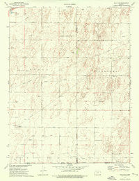 Rolla SE Kansas Historical topographic map, 1:24000 scale, 7.5 X 7.5 Minute, Year 1974