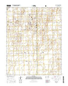 Rolla SE Kansas Current topographic map, 1:24000 scale, 7.5 X 7.5 Minute, Year 2015