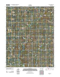 Rollin Kansas Historical topographic map, 1:24000 scale, 7.5 X 7.5 Minute, Year 2012