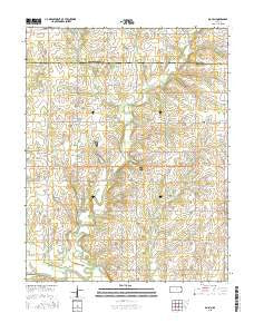 Rollin Kansas Current topographic map, 1:24000 scale, 7.5 X 7.5 Minute, Year 2015
