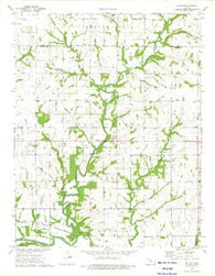 Rollin Kansas Historical topographic map, 1:24000 scale, 7.5 X 7.5 Minute, Year 1973