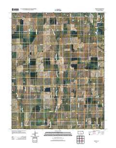 Rome Kansas Historical topographic map, 1:24000 scale, 7.5 X 7.5 Minute, Year 2012