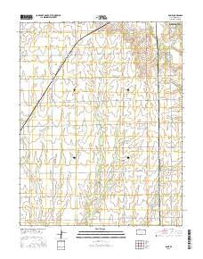 Rome Kansas Current topographic map, 1:24000 scale, 7.5 X 7.5 Minute, Year 2015