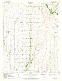 Rome Kansas Historical topographic map, 1:24000 scale, 7.5 X 7.5 Minute, Year 1965