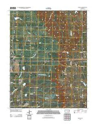 Rosalia Kansas Historical topographic map, 1:24000 scale, 7.5 X 7.5 Minute, Year 2012