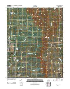 Rosalia Kansas Historical topographic map, 1:24000 scale, 7.5 X 7.5 Minute, Year 2012