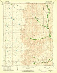 Rosalia NE Kansas Historical topographic map, 1:24000 scale, 7.5 X 7.5 Minute, Year 1961