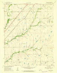 Rosalia NW Kansas Historical topographic map, 1:24000 scale, 7.5 X 7.5 Minute, Year 1961