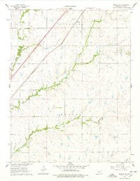 Rosalia NW Kansas Historical topographic map, 1:24000 scale, 7.5 X 7.5 Minute, Year 1961