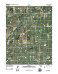 Rosalia NW Kansas Historical topographic map, 1:24000 scale, 7.5 X 7.5 Minute, Year 2012