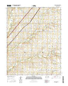 Rosalia NW Kansas Current topographic map, 1:24000 scale, 7.5 X 7.5 Minute, Year 2015