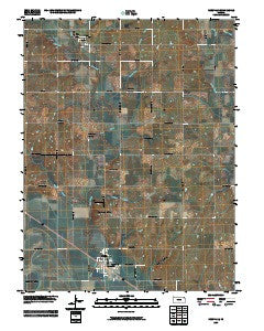 Rossville Kansas Historical topographic map, 1:24000 scale, 7.5 X 7.5 Minute, Year 2009