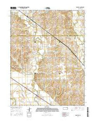 Rossville Kansas Current topographic map, 1:24000 scale, 7.5 X 7.5 Minute, Year 2016