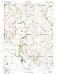 Rossville Kansas Historical topographic map, 1:24000 scale, 7.5 X 7.5 Minute, Year 1952