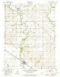 Rossville Kansas Historical topographic map, 1:24000 scale, 7.5 X 7.5 Minute, Year 1952