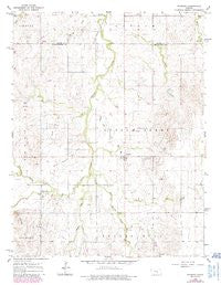 Roxbury Kansas Historical topographic map, 1:24000 scale, 7.5 X 7.5 Minute, Year 1964