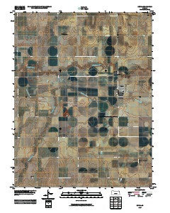 Rozel Kansas Historical topographic map, 1:24000 scale, 7.5 X 7.5 Minute, Year 2009