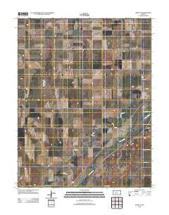 Rozel SE Kansas Historical topographic map, 1:24000 scale, 7.5 X 7.5 Minute, Year 2012