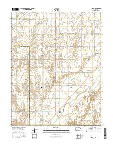 Rozel SE Kansas Current topographic map, 1:24000 scale, 7.5 X 7.5 Minute, Year 2015