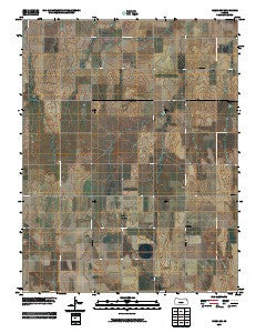 Rozel SW Kansas Historical topographic map, 1:24000 scale, 7.5 X 7.5 Minute, Year 2009