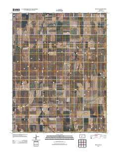 Rozel SW Kansas Historical topographic map, 1:24000 scale, 7.5 X 7.5 Minute, Year 2012