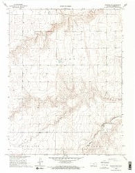 Ruleton NW Kansas Historical topographic map, 1:24000 scale, 7.5 X 7.5 Minute, Year 1966