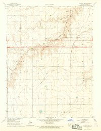 Ruleton SE Kansas Historical topographic map, 1:24000 scale, 7.5 X 7.5 Minute, Year 1966