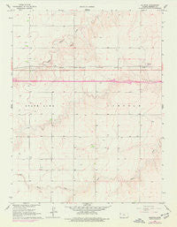 Ruleton Kansas Historical topographic map, 1:24000 scale, 7.5 X 7.5 Minute, Year 1966