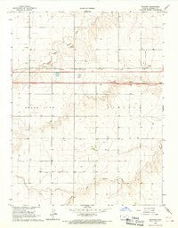 Ruleton Kansas Historical topographic map, 1:24000 scale, 7.5 X 7.5 Minute, Year 1966