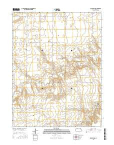 Ruleton NE Kansas Current topographic map, 1:24000 scale, 7.5 X 7.5 Minute, Year 2015