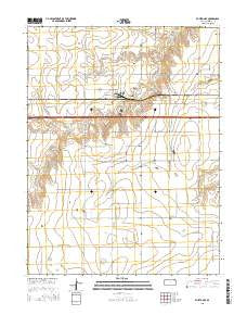 Ruleton SE Kansas Current topographic map, 1:24000 scale, 7.5 X 7.5 Minute, Year 2015