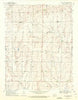 Rush Center SE Kansas Historical topographic map, 1:24000 scale, 7.5 X 7.5 Minute, Year 1970
