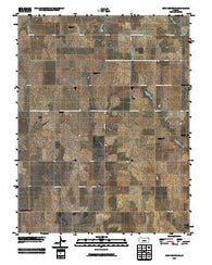Rush Center SW Kansas Historical topographic map, 1:24000 scale, 7.5 X 7.5 Minute, Year 2009