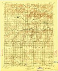 Russell Kansas Historical topographic map, 1:125000 scale, 30 X 30 Minute, Year 1896