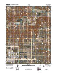 Russell Kansas Historical topographic map, 1:24000 scale, 7.5 X 7.5 Minute, Year 2012