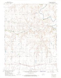 Russell NW Kansas Historical topographic map, 1:24000 scale, 7.5 X 7.5 Minute, Year 1967