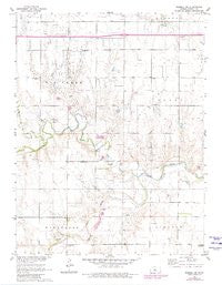 Russell SW Kansas Historical topographic map, 1:24000 scale, 7.5 X 7.5 Minute, Year 1961