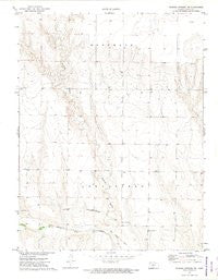 Russell Springs NE Kansas Historical topographic map, 1:24000 scale, 7.5 X 7.5 Minute, Year 1972